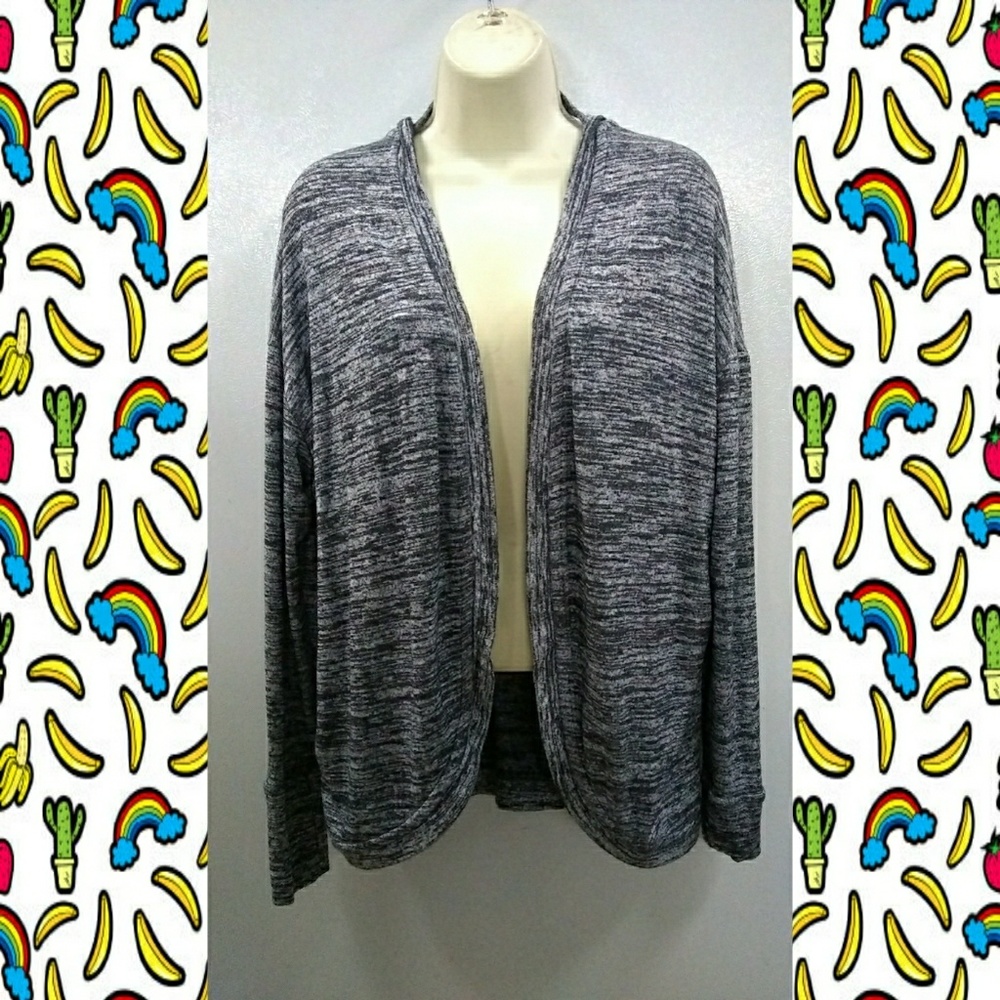 ππATHLETA MARK POSE HEATHERED CARDIGAN WRAPππ - Picture 2 of 4